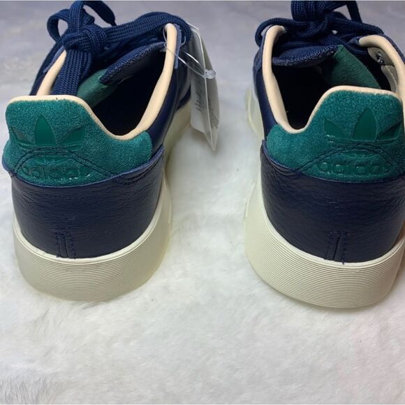 ADIDAS SUPERCOURT SHOESCOLLEGIATE NAVY / GREEN MEN’S SIZE 7 - Picture 14 of 14
